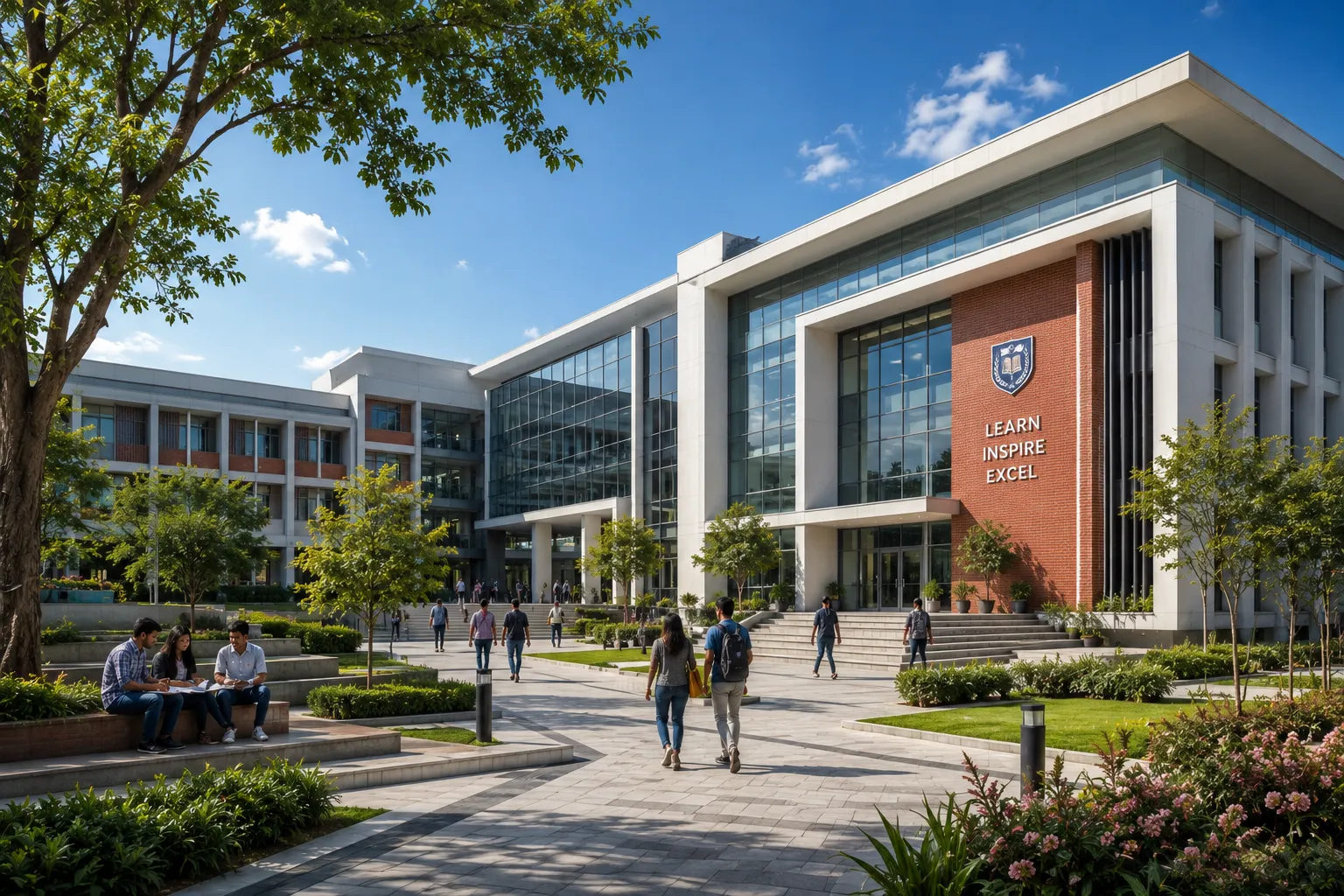 School campus building